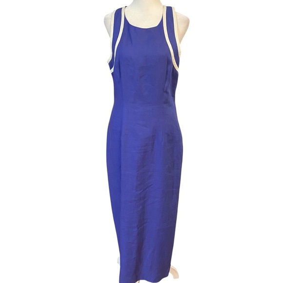 Elegant Blue Maxi Dress - Picture 1 of 7